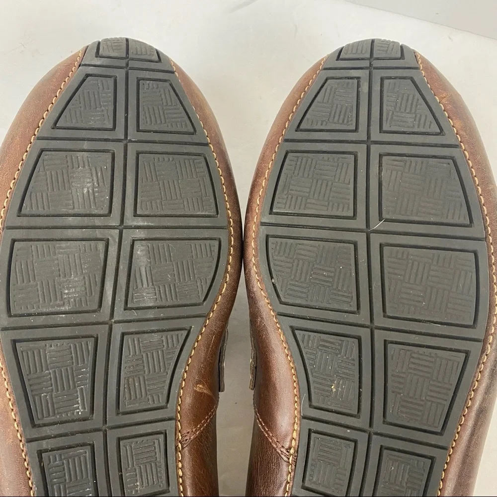 Cole Haan Venetian Loafer Men's 10 M French Roast Brown Loafers Buckle C11396